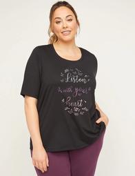 Sparkling Listen With Your Heart Tee