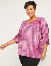 Waterscape Ruffle Top