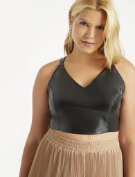 Faux Leather Tank