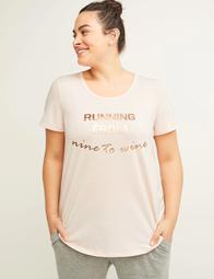 Active Running from Nine to Wine Graphic Top