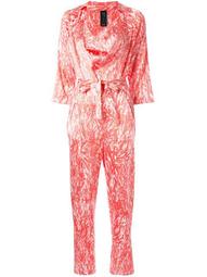 abstract print jumpsuit