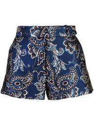 baroque embroidered shorts