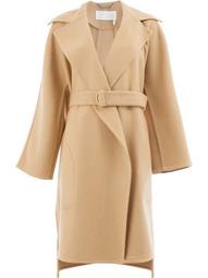 belted tailored coat