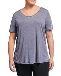 Plus Size Darcy Back Pleat Tee