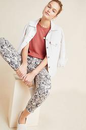 Sanctuary Snake-Printed High-Rise Skinny Jeans