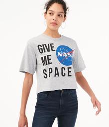 NASA Give Me Space Crop Graphic Tee