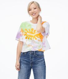 Nickelodeon Tie-Dye Cropped Graphic Tee***
