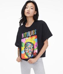 The Notorious B.I.G. Cropped Graphic Tee