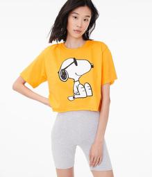 Sunglasses Snoopy Cropped Graphic Tee***