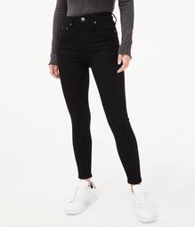 Seriously Stretchy Super High-Rise Black Ankle Jegging