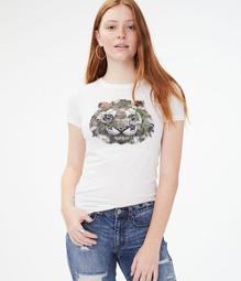 Floral Tiger Graphic Tee
