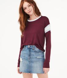 Long Sleeve Seriously Soft Striped Tomboy Tee