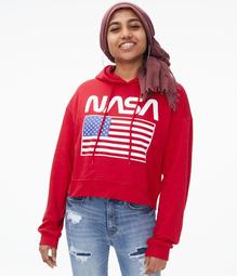 NASA Flag Pullover Hoodie***