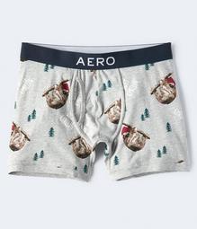 Lounging Sloth Knit Boxer Briefs