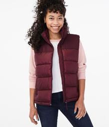 Horizontal Quilted Puffer Vest