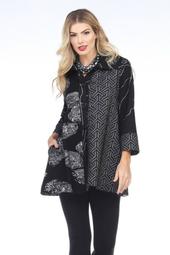 Abstract Knit Tunic