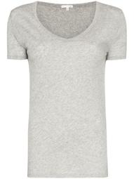 V-neck fitted T-shirt