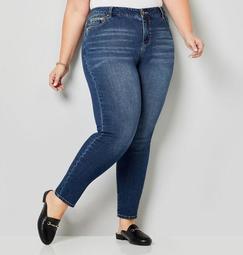 5-Pocket Dark Wash Skinny Jeans
