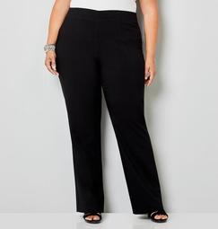 Super Stretch Boot Cut Pull-On Pant in Black