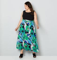 Floral Skirt Maxi Dress