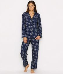 Lazy Days Constellation Woven Pajama Set