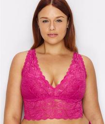 Plus Size Never Say Never Plungie Bralette
