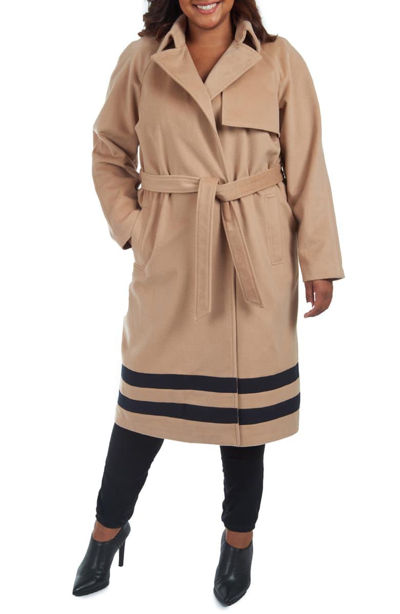 RACHEL RACHEL ROY Stripe Wrap Coat | Shop Scenes