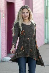 Embroidered Knit Tunic