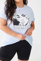 Plus Size Its You Graphic Tee