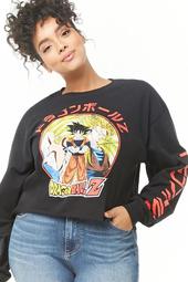 Plus Size Dragonball Z Graphic Tee