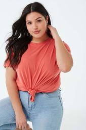 Plus Size Solid Tee