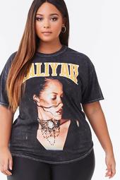 Plus Size Aaliyah Graphic Tee