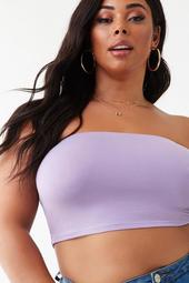 Plus Size Cropped Tube Top