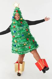 Plus Size Christmas Tree Dress