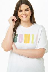 Plus Size The Style Club Honey Graphic Tee