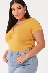 Plus Size Ruched Top
