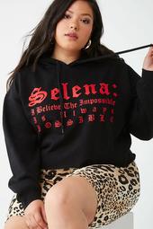 Plus Size Selena Cropped Hoodie