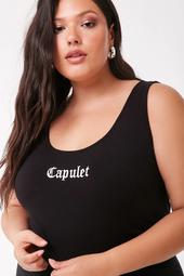 Plus Size Capulet Crop Top