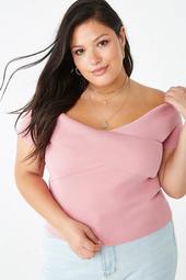 Plus Size Ribbed Sweater