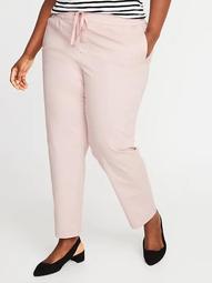 Mid-Rise Secret-Slim Pockets Plus-Size Anytime Pull-On Chinos   