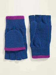 Fingerless Sweater-Knit Gloves for Women