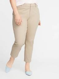 Mid-Rise Plus-Size Pixie Chinos