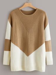 Plus Cut And Sew Longline Sweater