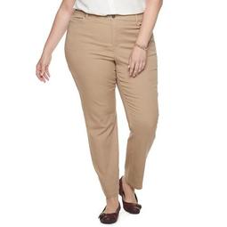 Plus Size Croft & Barrow® Effortless Stretch 5-Pocket Pants