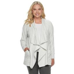 Plus Size SONOMA Goods for Life™ Supersoft Cascade Cardigan