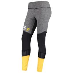 Women's G-III 4Her by Carl Banks Gray Pittsburgh Pirates High Stepping Leggings