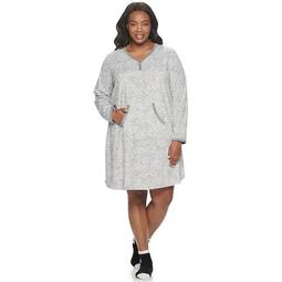 Women's Plus Size Croft & Barrow® Long Winter Print Sleep Shirt