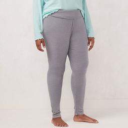 Plus Size Women's LC Lauren Conrad Fold Over Sleep Pants