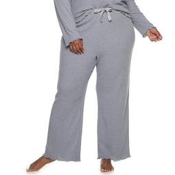 Plus Size Women's SONOMA Goods for Life™ Waffle Sleep Pants