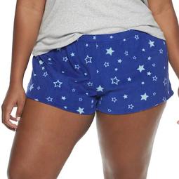 Juniors' Plus SO® Microfleece Pajama Shorts